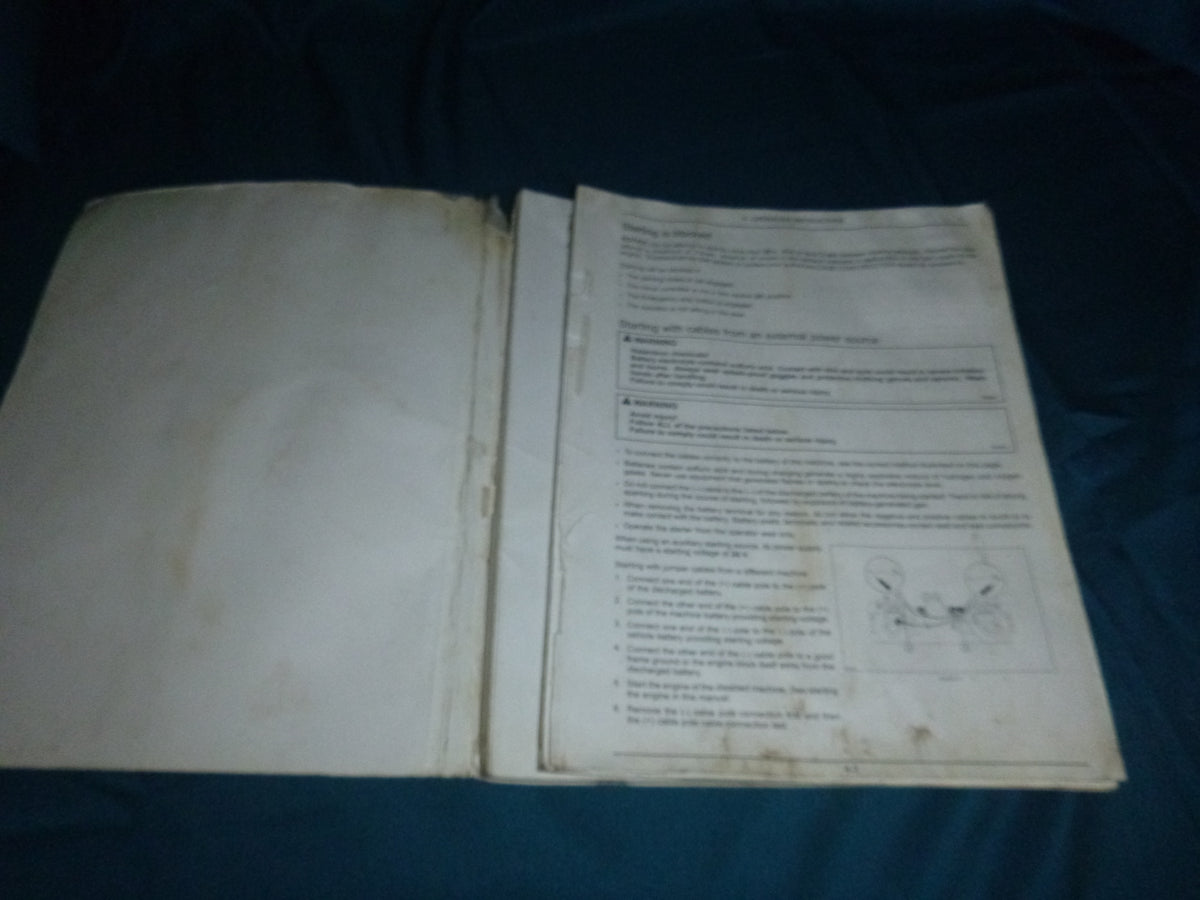 Case SV208, SV210, SV212, SV216 Roller Operator Manual OEM - COVER ISSUES