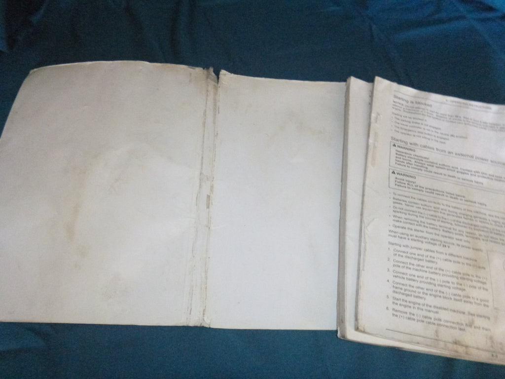Case SV208, SV210, SV212, SV216 Roller Operator Manual OEM - COVER ISSUES
