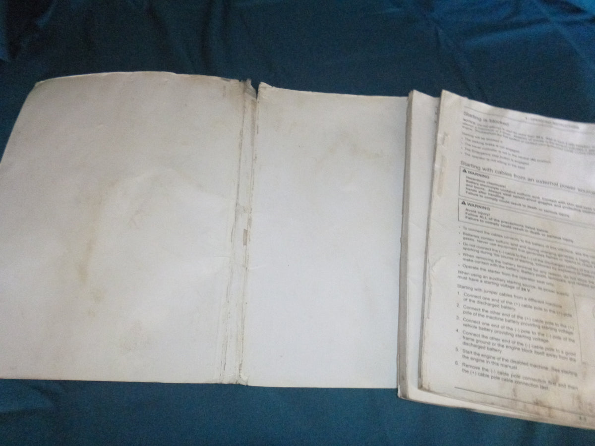 Case SV208, SV210, SV212, SV216 Roller Operator Manual OEM - COVER ISSUES