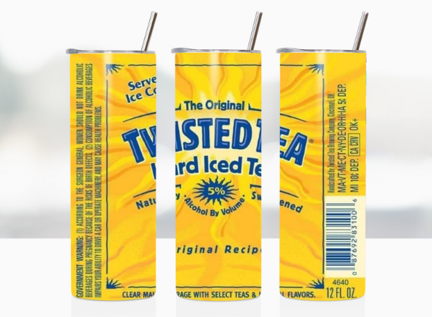 Twisted Tea 20oz Skinny Tumbler