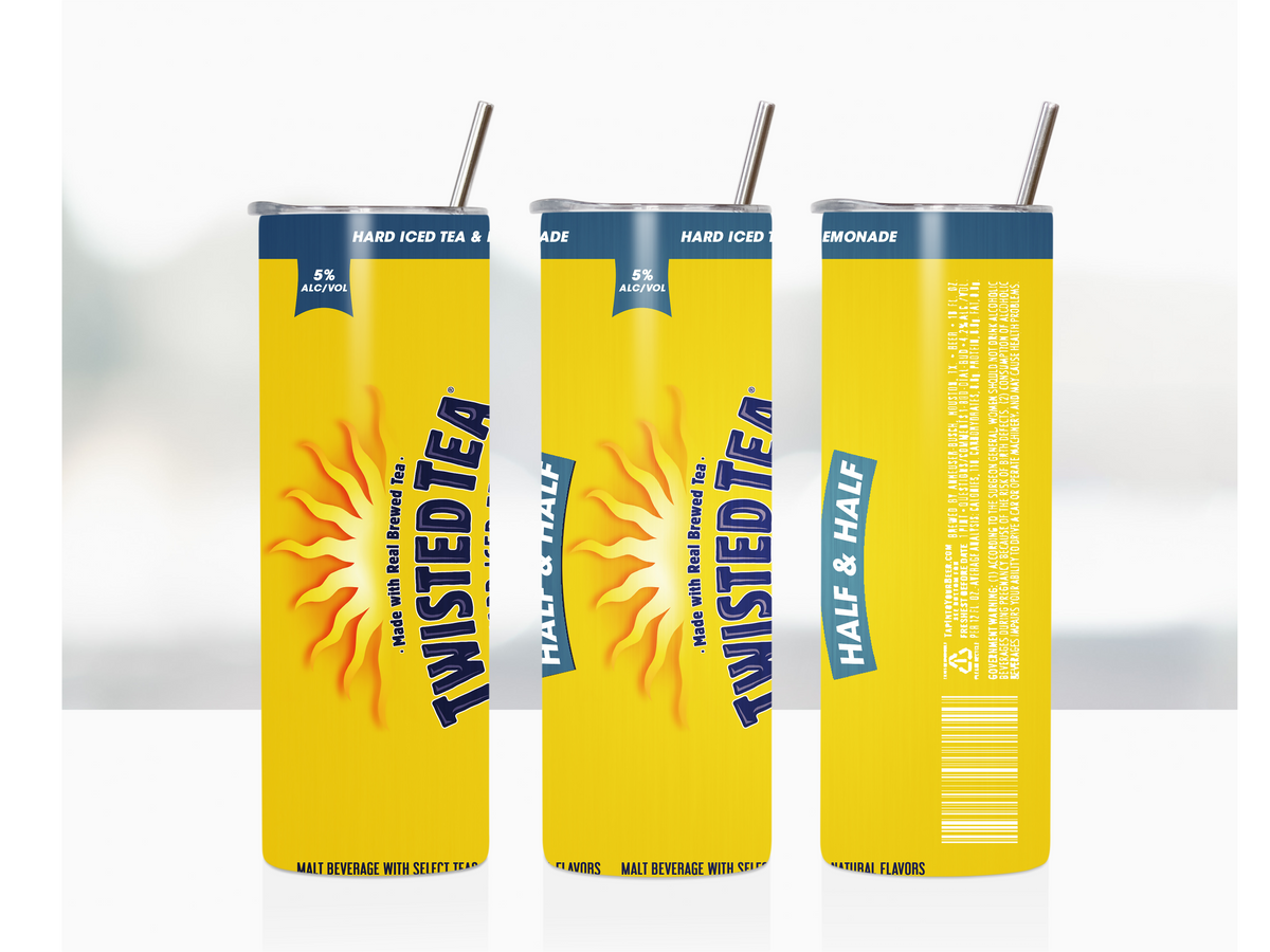 Twisted Tea Half & Half 20oz Skinny Tumbler