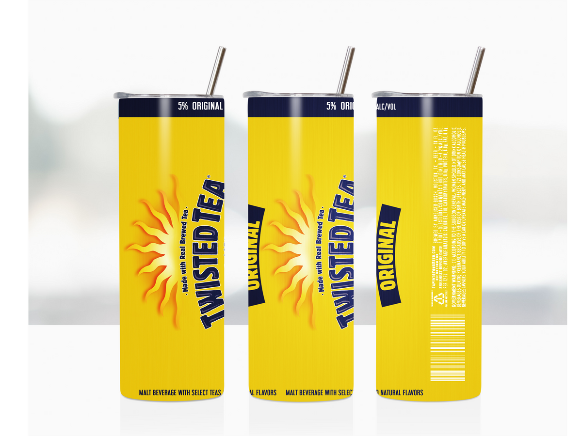 Twisted Tea 20oz Skinny Tumbler