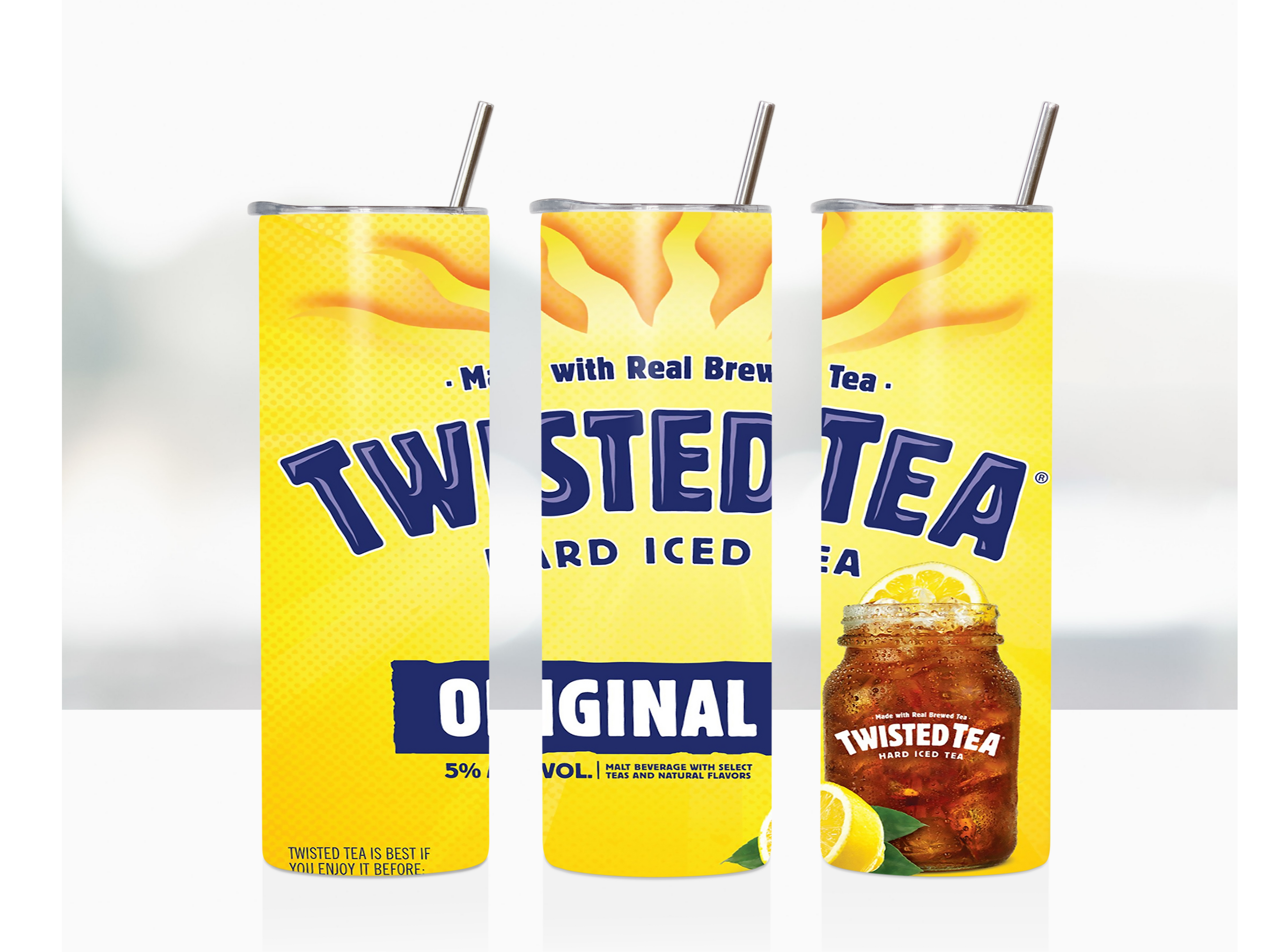 Twisted Tea 20oz Skinny Tumbler