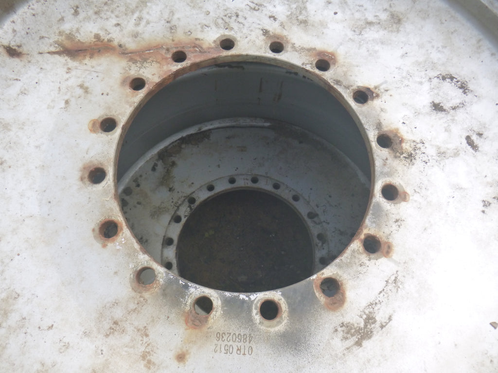 (4) OUTRIGGER Solid Used IN445/50D710 Tires & Wheels for Aerial Boom Lifts 20 Bolt Wheels