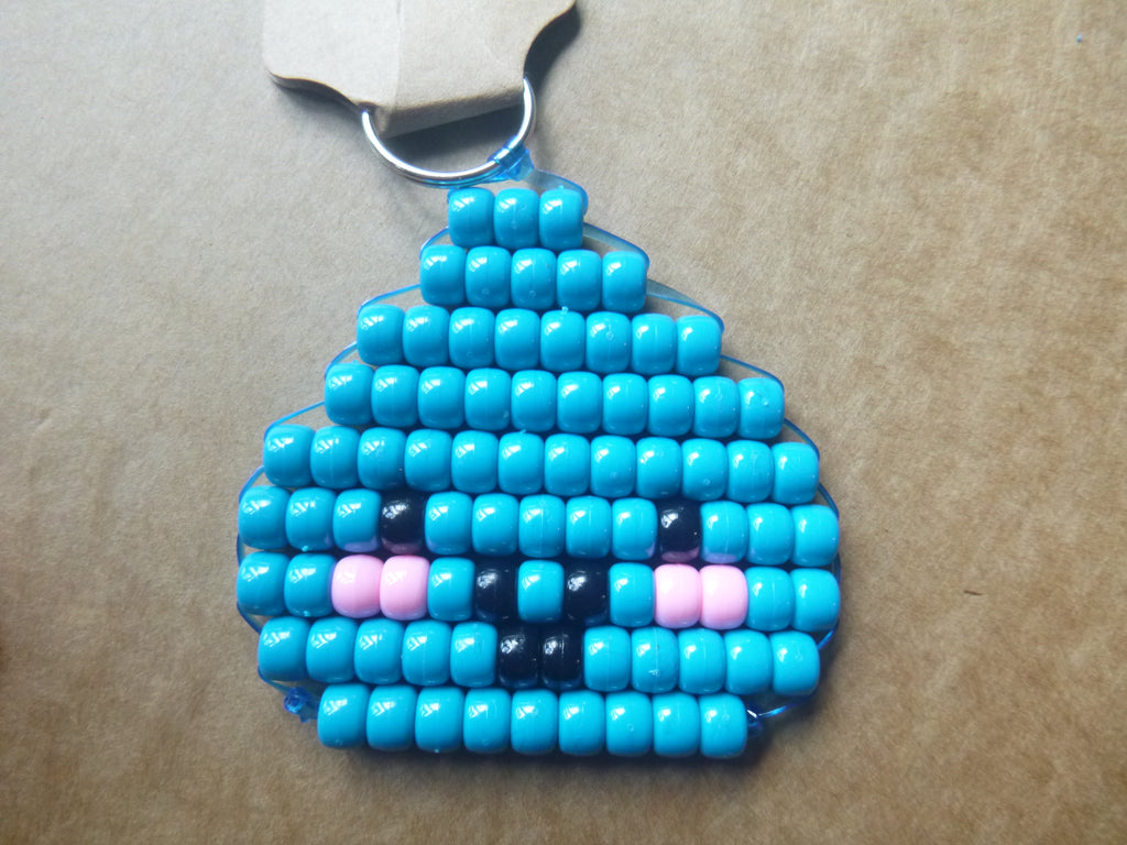 DUMPLING Handmade Pony Bead Keychain
