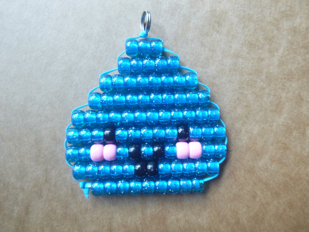 DUMPLING Handmade Pony Bead Keychain