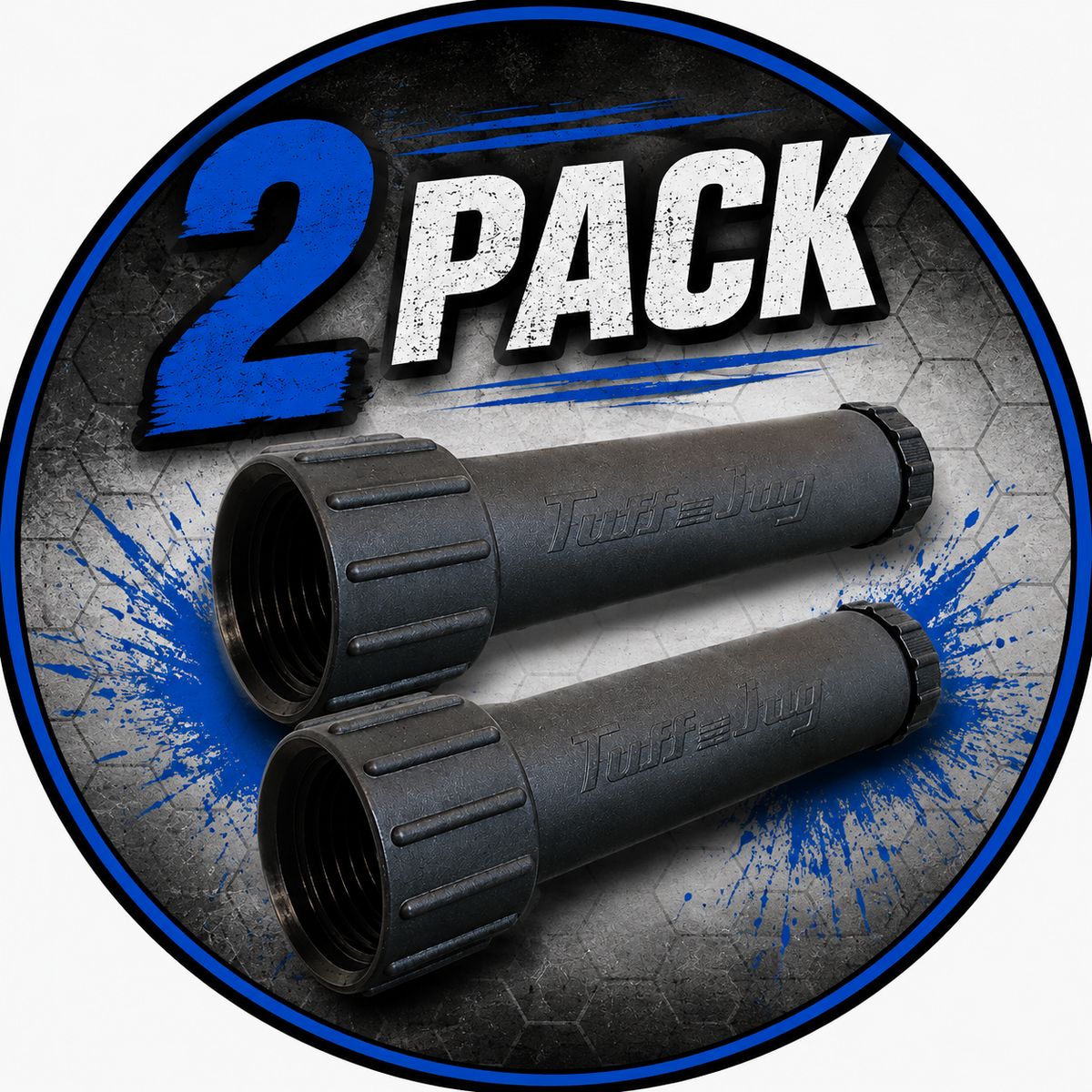 Tuff Jug Spout Adapter (Car Adapter for Auto Fuel Tank Filler Necks) 2-Pack