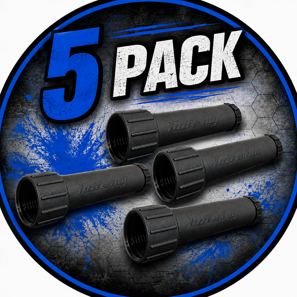 Tuff Jug Spout Adapter (Car Adapter for Auto Fuel Tank Filler Necks) 5-Pack