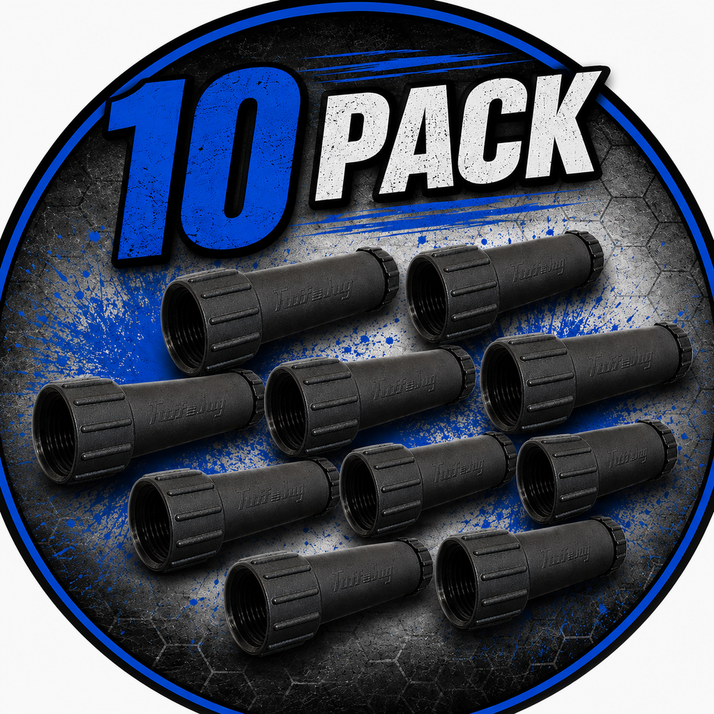 Tuff Jug Spout Adapter (Car Adapter for Auto Fuel Tank Filler Necks) 10-Pack