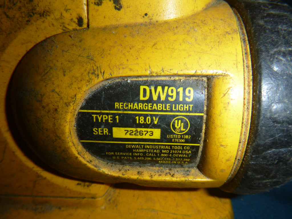 DeWalt DW919 Work Light 18v