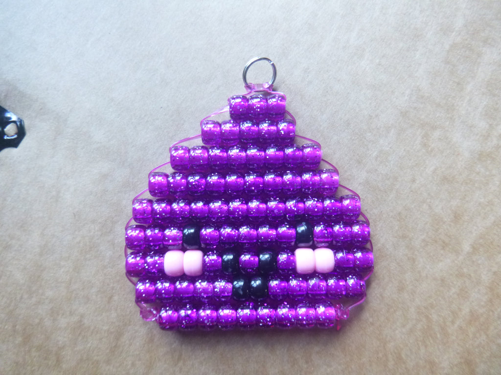 DUMPLING Handmade Pony Bead Keychain