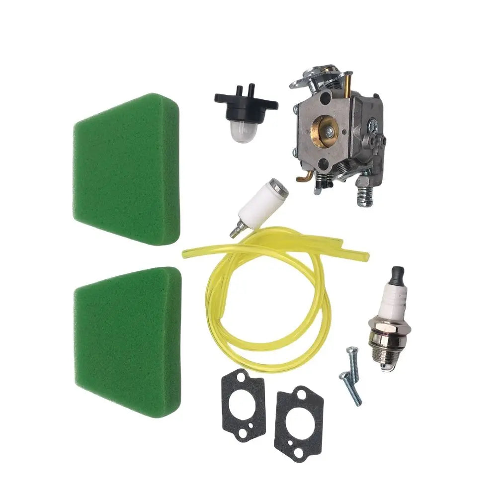 Carburetor Chainsaw For Partner 350 351 370 390 420 Mcculloch 333 335 338 Poulan 050 2055 2115 Primer Pump Spark Plug Carb Kit