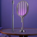 Scalable Portable Mosquito Swatter, Fly Swatter, Electric Mosquito Swatter Insect Swatter Mosquito Swatter with Mosquito Lure Lamp Extension, USB Rechargeable Insect Repellent, Physical Pest Control, Suitable for Bedrooms, Of