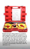 McPherson Strut Spring Compressor Set, Strut Spring Compressor Kit, Replacement Fork Strut Coil Extractor Removal Tool