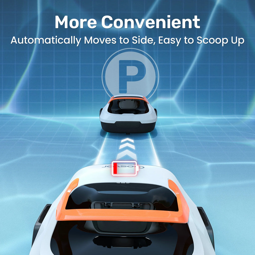 2026 New Gosvor Pool Cleaner Robot Pool Vacuum, Dual Cleaning Modes, Cordless Robotic Pool Cleaner Lasts 90 Mis, Self-Parking, Portable, 1200-1900GPH, Ideal for Above Ground Pool up to 860 sq.ft