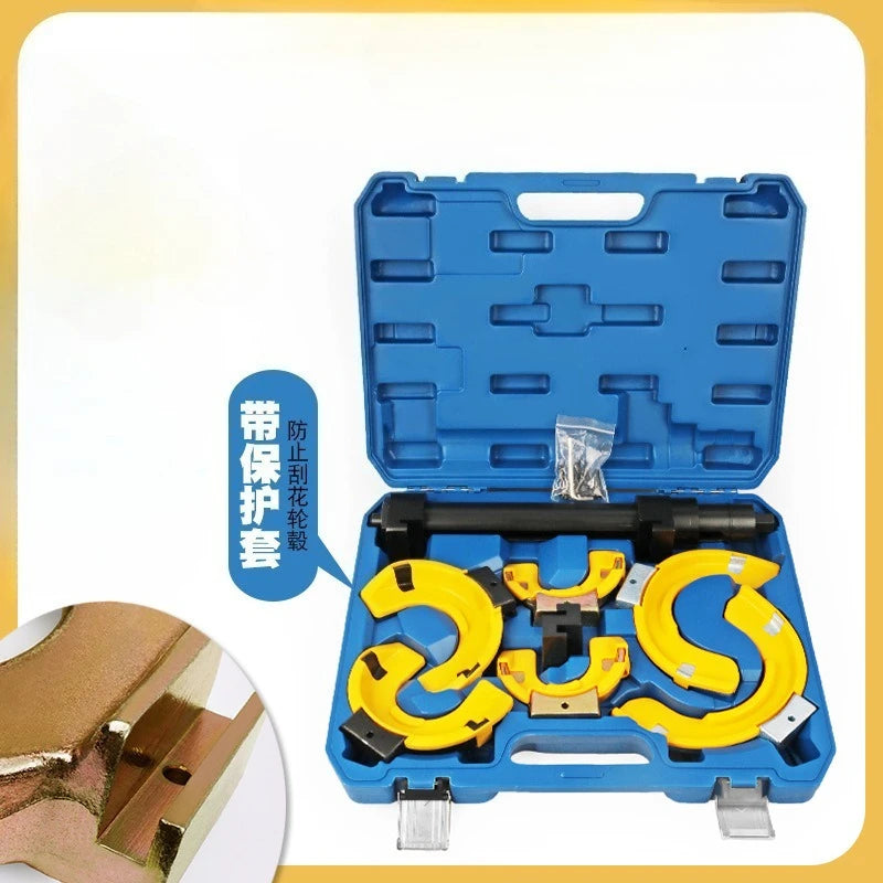 McPherson Strut Spring Compressor Set, Strut Spring Compressor Kit, Replacement Fork Strut Coil Extractor Removal Tool