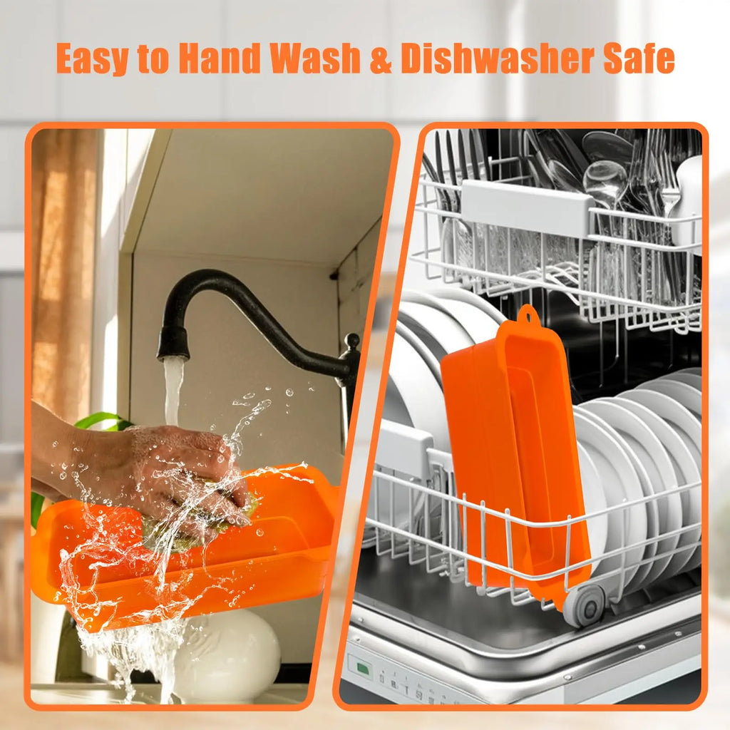 2 PCS Silicone Grease Cup Liners for Blackstone 36 28 22 17 Inch Griddle,Reusable Grease Catcher Cup Liner Grill Grease Tray